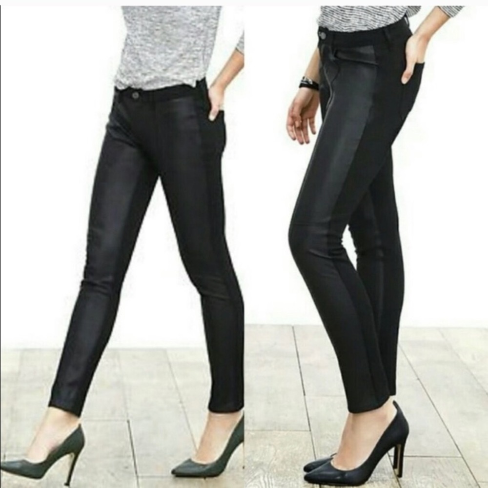 Banana Republic Sloan faux leather legging